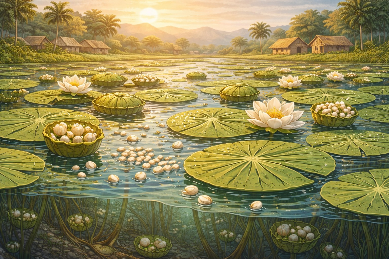 Makhana growth